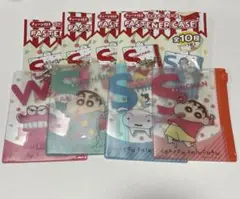 ダイソー　クレヨンしんちゃん　チェーン付き　ファスナーケース　A