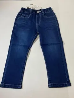子供服 デニム キッズ ジーンズ 130cm ストレッチ パンツ ブルー