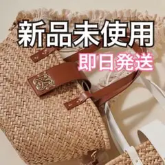SNIDEL コットンショルダーブレードトートバッグ かごバッグ スナイデル新品