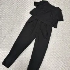 ドレスラボ オールインワン パンツドレス ブラック Sサイズ