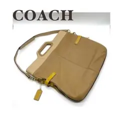COACH コーチ 2way ショルダーバッグ レザー