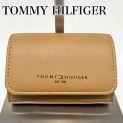 TOMMY HILFIGER 二つ折り財布 キャメル スモールウォレット 男女