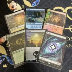 MTG 基本土地 プロモ 島 平地 山 森 沼 荒地