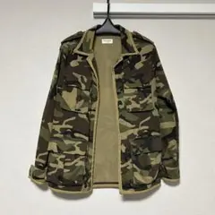 サンローラン　ミリタリージャケット　アウター　迷彩柄　イタリア製　グリーン SAINT LAURENT（ミリタリージャケット）のフリマアイテム一覧
