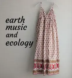 【新品】earth music&ecologyキャミマキシワンピース エスニック