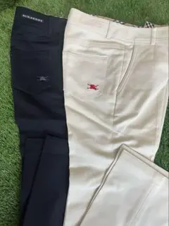 BURBERRY GOLF☆黒とベージュの2本☆7号