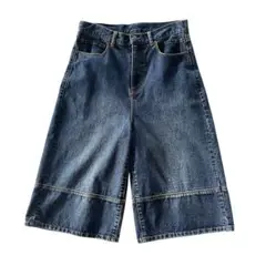 Denim cropped jorts デニム　ジョーツ