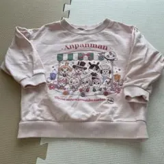 Anpanman ピンク 長袖トレーナー