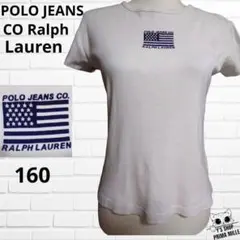 POLOJEANS Ralph Lauren 半袖Tシャツ ホワイトptp679