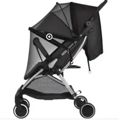 ベビーカーカバー 取り付け簡単 360°フルカバー 蚊や虫から守る 高密度 UV