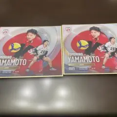 山本智大 バレーボール男子日本代表2025トレーディングmini色紙 まとめ売り