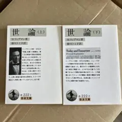 世論　リップマン　上下