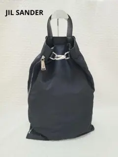 美品✨希少✨ジルサンダー リュック 2way ナイロンレザー ネイビー A4
