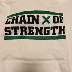 Chain Of Strength パーカーMサイズ　ホワイト