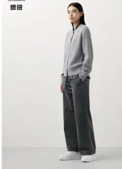 【美品】完売品ユニクロコントワーデコトニエ　コーデュロイワイドパンツ