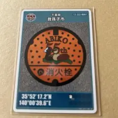 26弾千葉県我孫子市Bのマンホールカード