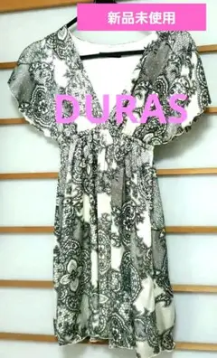最終❗新品未使用❣️デュラス 総レース 花柄 夏ワンピース チュニック