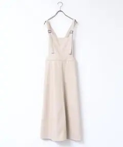 hunch フェイクレザー ジャンスカ アイボリー FREEサイズ