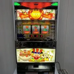 パチスロ実機【アイムジャグラー（20周年記念パネル）】 激レア 白パネル パチスロ実機【アイムジャグラー（20周年記念パネル）】 激レア