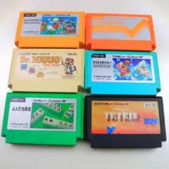 マリオブラザーズ アイスクライマーなどファミコンソフト6点