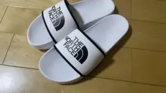 THE NORTH FACE ホワイト スライドサンダル　28