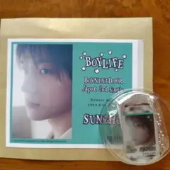 BOYNEXTDOOR ソンホ ステッカー ラベル缶 アクキー付