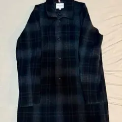 URBAN RESEARCH メンズ ステンカラーコート ウール チェック