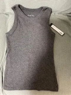 未使用に近い 美品 ダークグレー タンクトップ 140サイズ