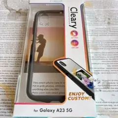 Galaxy A23 5G SC-56C/SCG18 クリアケース ダークグレー