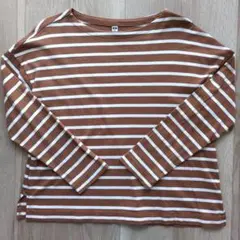 UNIQLO Mサイズ 長袖ストライプTシャツ