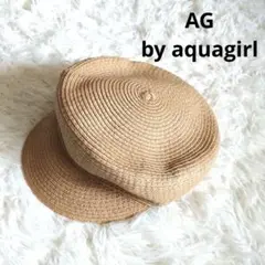 AG by aquagirl キャスケット ハンチング ストロー 麦わら
