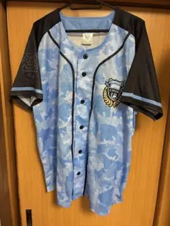 川崎フロンターレ　ベースボールシャツ　迷彩シャツ　フリーサイズ　L～XL　非売品
