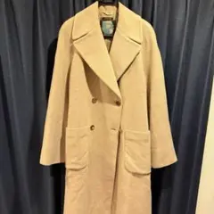 Hemispheres エミスフェール ベルテッドコート ウール ベージュ
