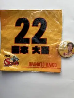 ジェイテクト stings 愛知 岩本大吾 タオル 缶バッジ バレー