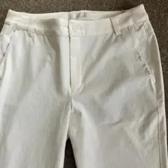 HealCreek ホワイト クロップドパンツ
