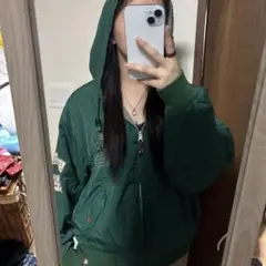 リバーシブル フード付きジャケット