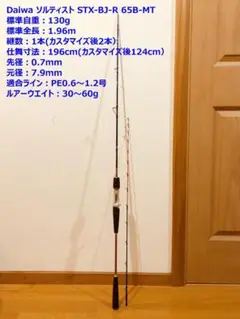 【希少・美品】ソルティストエクストリーム STX-BJ-R 65B-MT