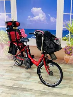 4672 電動自転車ブリヂストン子供のせ 20インチ ハイクオリティ レッド