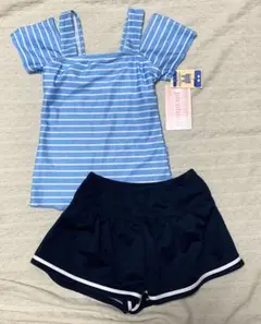 picoluna ボーダー セパレート水着 160