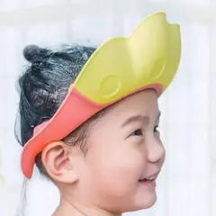 シリコン製 シャンプーハット 雲の形 子供用 パープル