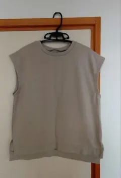 Scroll 大人の着回しベスト Ｌ ベージュ