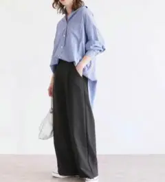 新品未使用　紙タグなし　ワイドパンツ　Mサイズ　ブラック