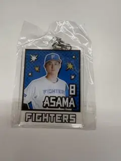 【最低金額出品/新品未使用】北海道日本ハムファイターズ　淺間大基　キーホルダー