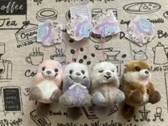 うきうきらっこ　ストラップ4種類セット