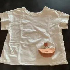 ホワイトTシャツ ジーユー　シナぷしゅ