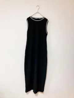 【美品】ZARA リブロングワンピース
