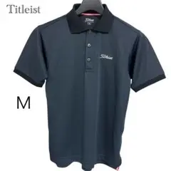 TITLEIST タイトリスト 半袖 ポロシャツ ブラック サイズM