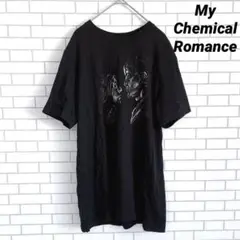【マイケミカルロマンス】半袖Tシャツ バンドTシャツ ブラック プリント ロック