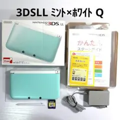 ニンテンドー3DSLL ミント×ホワイト 本体 箱付き Q
