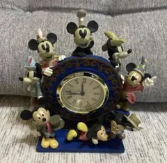 ディズニー　ミッキー　時計　置物